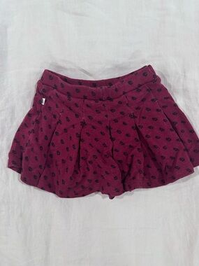 Posh Peanut x American Girl Josefina Burgundy Floral Skort